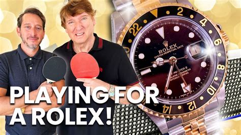 WINNING A ,000 ROLEX BY PLAYING PING PONG